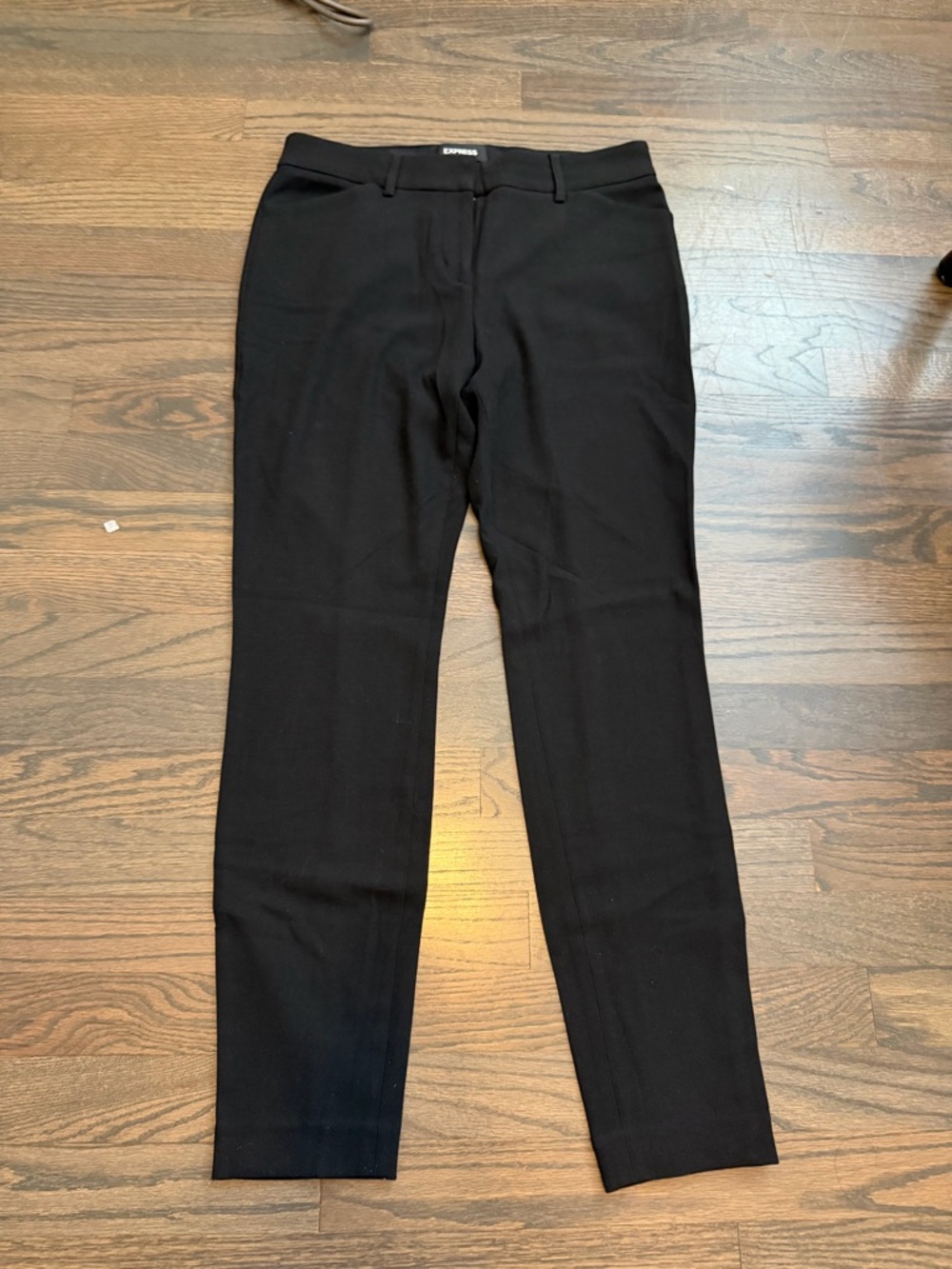 Express Black Slim Work Trousers